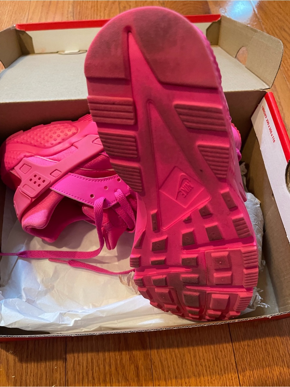 Nike Kids Hot Pink Athletic Sneakers - Picture 2 of 3